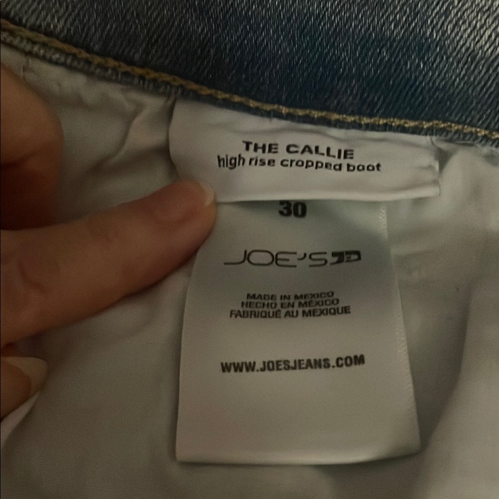 Blue Joe’s High rise cropped boot cut Jeans for Effortless Style - Picture 5 of 5